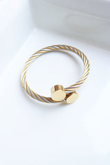 Two Tone Circle Bracelet