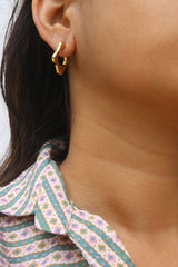 Gold Small Hoopies