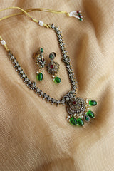 Victorian Peacock Ornamental Set
