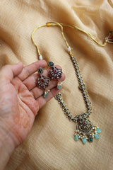 Victorian Peacock Ornamental Set
