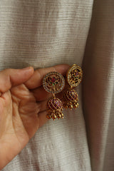 Kemp Lotus Jhumkas