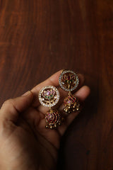 Kemp Lotus Jhumkas
