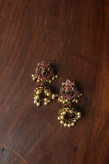 AD Peacock Jhumkas