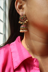 AD Peacock Jhumkas