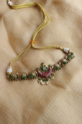 Jadau Haathi Chaand Choker