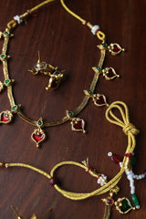 Heart Leaves Close Neck Set