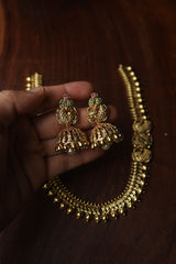 Peacock Dots Necklace Set