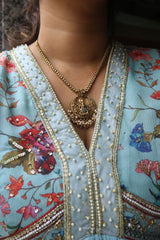 AD Lakshmi Pendant Set