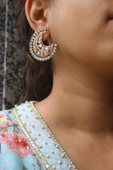 Chaand Uncut Stone Studs