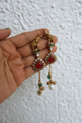 Haathi Chain Dangler Earrings