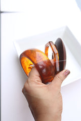 Set of 3 Classic Wood Acrylic Bangles