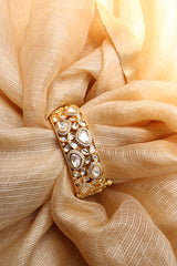 Intricate AD Polki Flower Single Kada