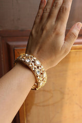 Intricate AD Polki Flower Single Kada