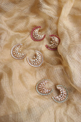 Chaand Uncut Stone Studs