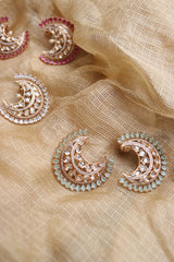 Chaand Uncut Stone Studs