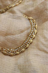 Antique Leaves Ear Chain