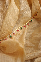 Ruby Green delicate square belt