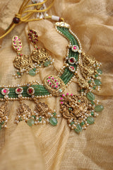 Lakshmi Kundan Beads Choker Set