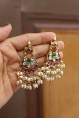 Lotus Kundan Guttapusalu Set Short