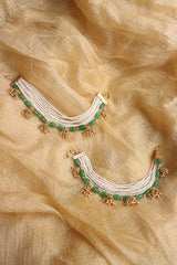 Pearl Jhumkis Ear Chain