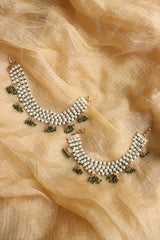 Pearls 4 line Jhumki Ear Chain