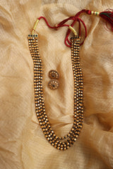 Black Gold 4 Line Maala