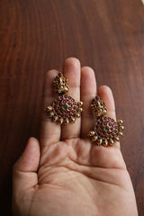 Little Lakshmi Chaand Chakra Earrings