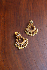 Small Matte Flower Chaandbalis
