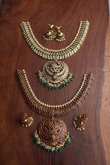 Peacock Traditional Close Neck set