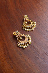 Small Matte Flower Chaandbalis