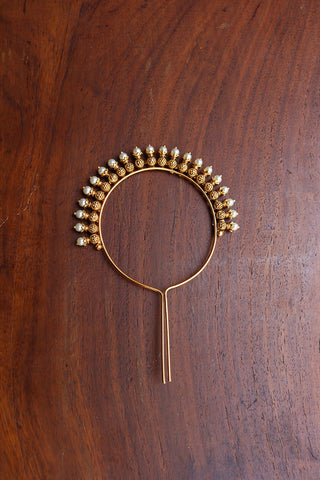 Matte Pearl Bun Hair Accessory