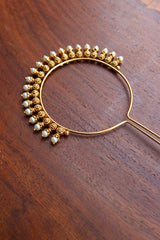 Matte Pearl Bun Hair Accessory