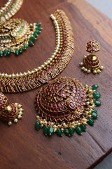 Peacock Traditional Close Neck set