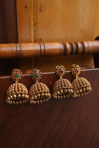 Antique Hive Jhumkas