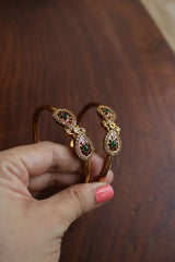 Paisley Enamel Set of 2 Bangles