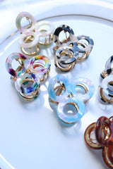 Tri Circles Abstract Claw Clip