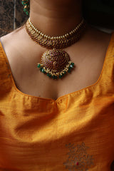 Peacock Traditional Close Neck set