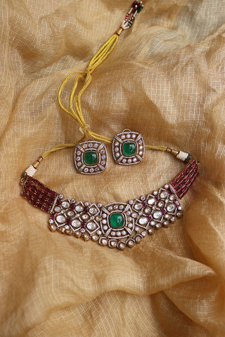 Emerald Polki Rani Choker