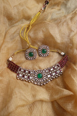 Emerald Polki Rani Choker
