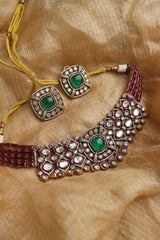 Emerald Polki Rani Choker