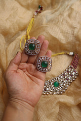 Emerald Polki Rani Choker