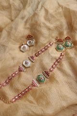 Jadau Hexa Marble Choker