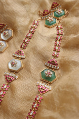 Jadau Hexa Marble Choker