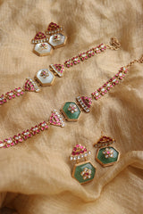 Jadau Hexa Marble Choker