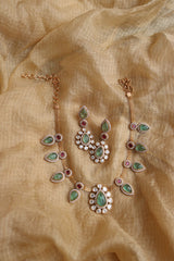 Tilak Polki Fluoride Stone Set