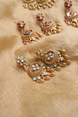 Polki heritage Flower Earrings