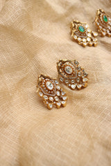 Bird Oval Moissanite Studs