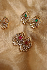 Bird Oval Moissanite Studs