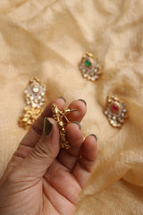 Bird Oval Moissanite Studs