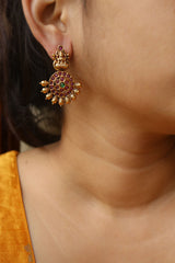Little Lakshmi Chaand Chakra Earrings